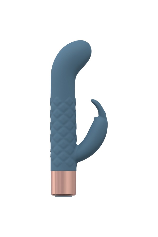Shots Toys - Loveline - Devotion Mini Rabbit Vibrator - Blue Sex Toy - Tophatter Daily Deals