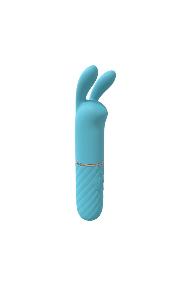 Shots Toys - Loveline - Dona Mini Rabbit Vibrator - Turquoise Sex Toy - Tophatter Daily Deals