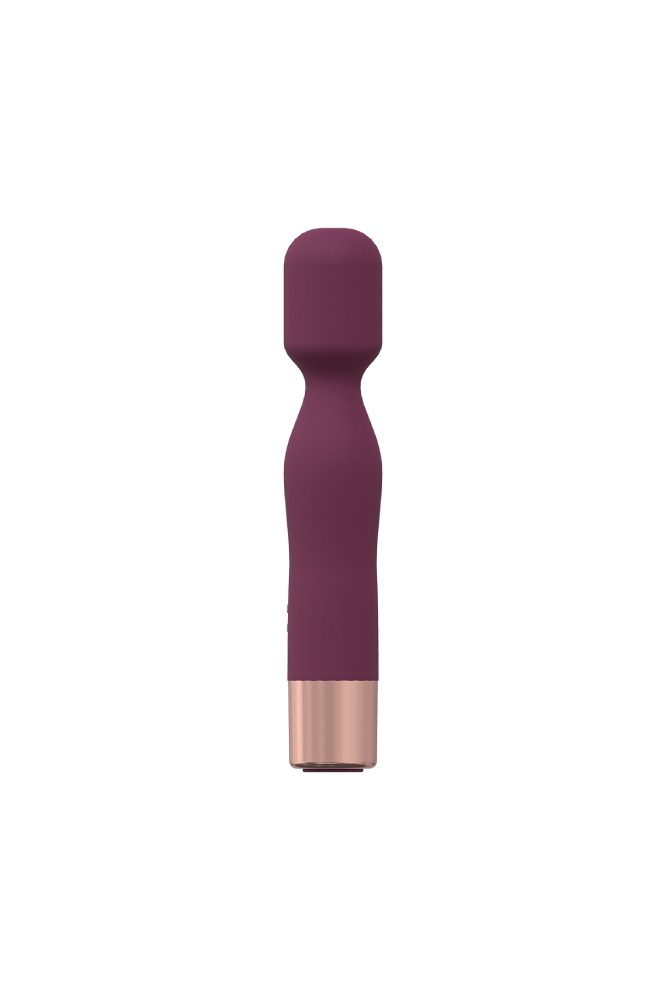 Shots Toys - Loveline - Glamour Mini Wand Vibrator - Burgundy Sex Toy - Tophatter Daily Deals