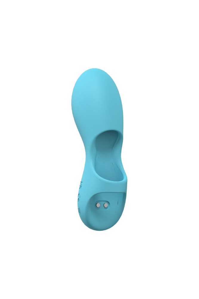 Shots Toys - Loveline - Joy Finger Vibrator - Turquoise Sex Toy - Tophatter Daily Deals