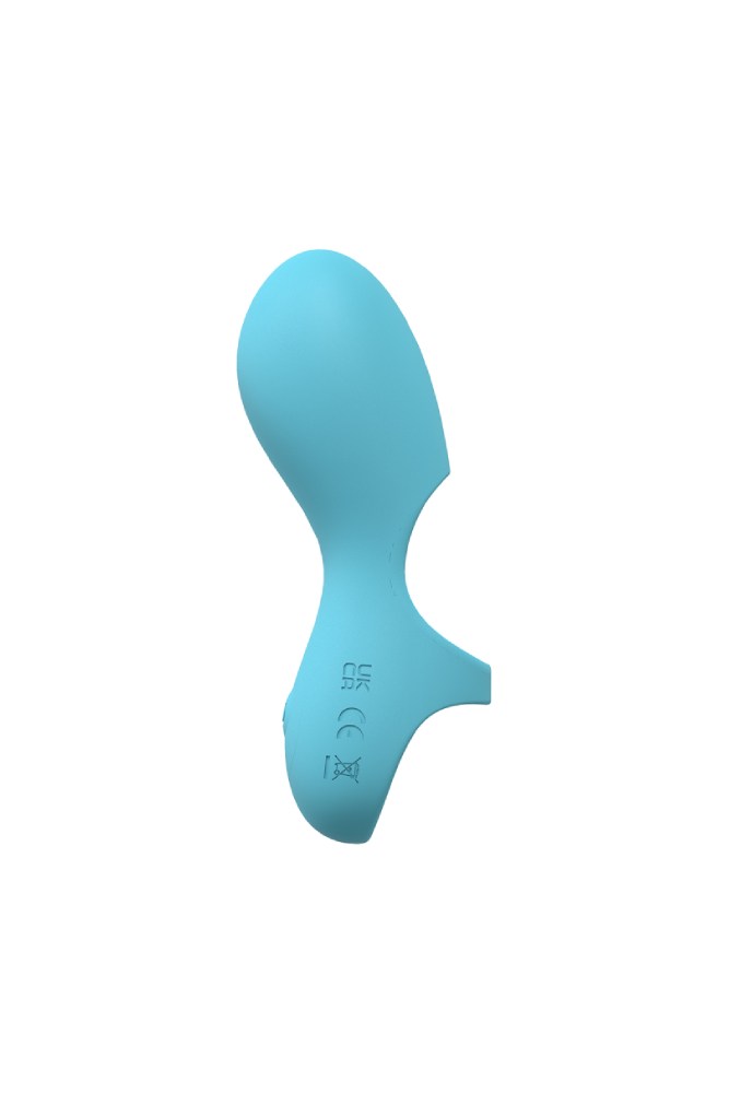 Shots Toys - Loveline - Joy Finger Vibrator - Turquoise Sex Toy - Tophatter Daily Deals