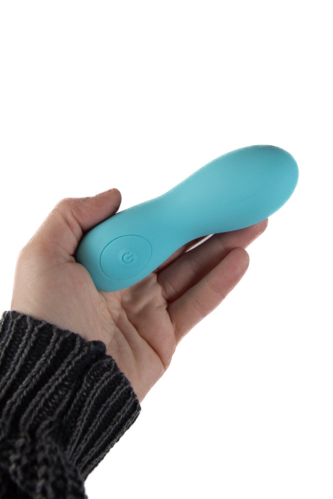 Shots Toys - Loveline - Joy Finger Vibrator - Turquoise Sex Toy - Tophatter Daily Deals
