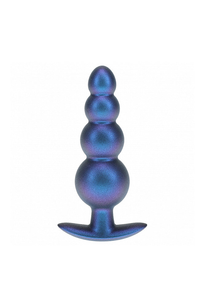 Ouch by Shots Toys - Beaded Silicone Anal Plug - Metallic Blue Sex Toy - Tophatter Daily Deals