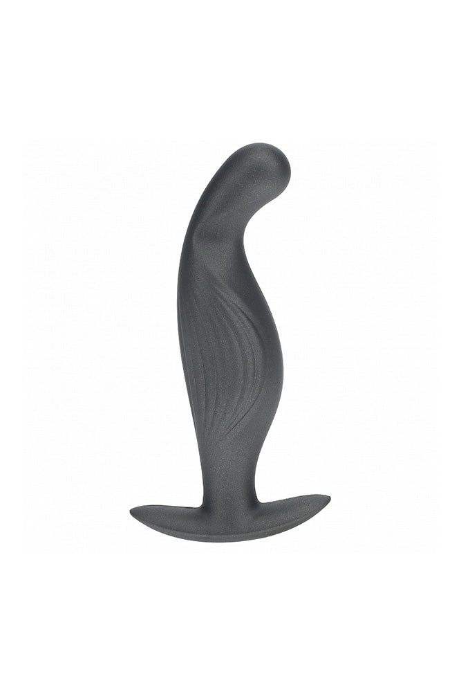 Ouch by Shots Toys - P-Spot Silicone Anal Plug - Gunmetal Sex Toy - Tophatter Daily Deals