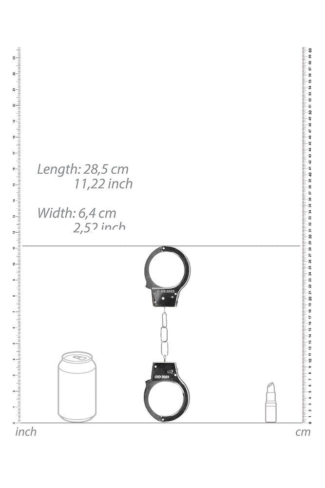 Ouch by Shots Toys - Beginner Metal Handcuffs - Assorted Colors BDSM - Tophatter Daily Deals