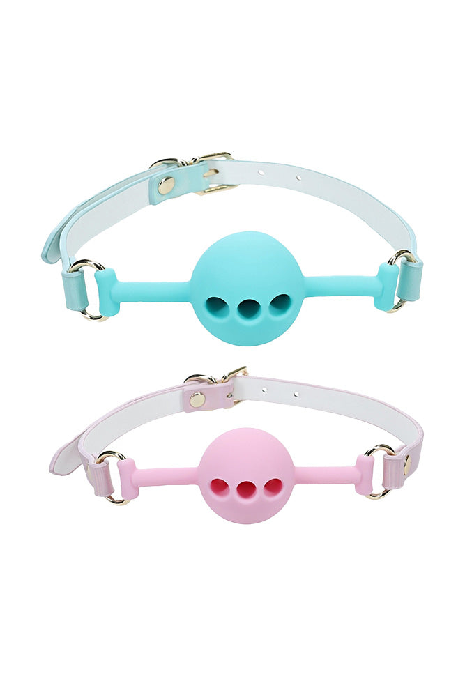 Ouch International - Paris Collection - Silicone Ball Gag - Various Colors BDSM - Tophatter Daily Deals