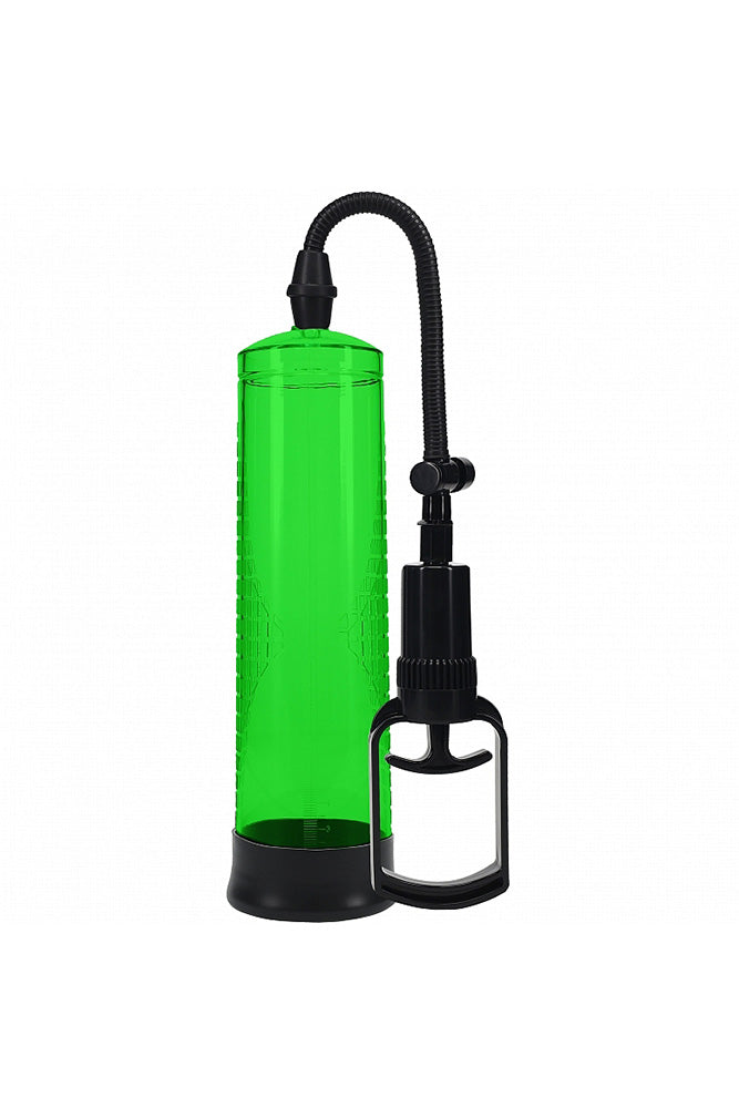 Shots Toys - Pumped - Basic Pump 2 Manual Penis Pump - Various Colors Green Sex Toy - Tophatter Daily Deals