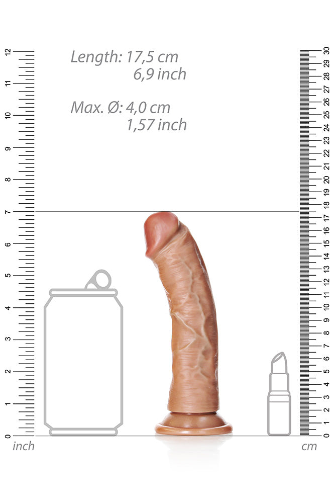 Shots Toys - RealRock - 6 inch Curved Dildo - Various Colors Sex Toy - Tophatter Daily Deals