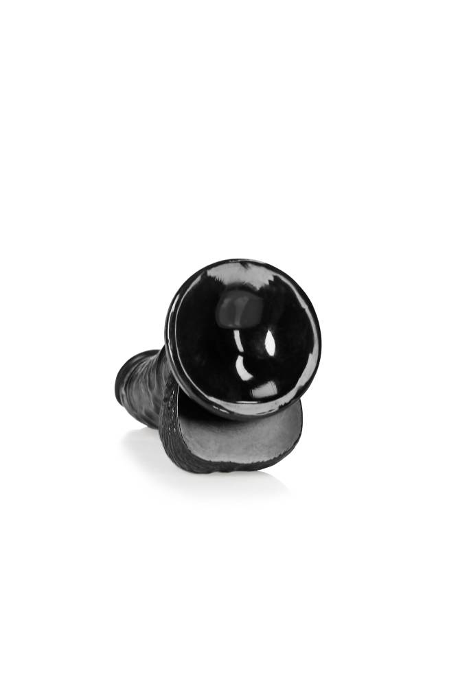 Shots Toys - RealRock - 6" Curved Dildo with Balls - Various Colors Sex Toy - Tophatter Daily Deals