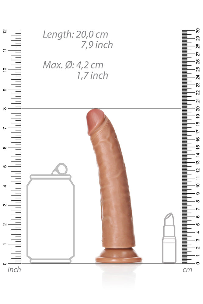 Shots Toys - RealRock - 7 inch Slim Dildo - Various Colors Sex Toy - Tophatter Daily Deals