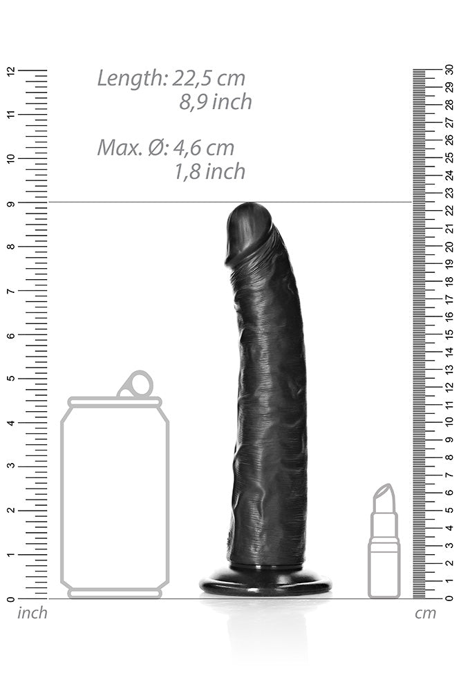 Shots Toys - RealRock - 8 inch Slim Dildo - Various Colors Sex Toy - Tophatter Daily Deals