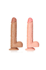 Shots Toys - RealRock - 9" Straight Dildo with Balls - Various Colors Sex Toy - Tophatter Daily Deals
