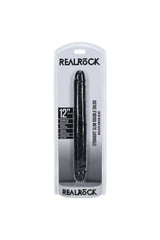 Shots Toys - RealRock - Slim Double Ended Dong - Various Sizes & Colors 12 inch Black Sex Toy - Tophatter Daily Deals