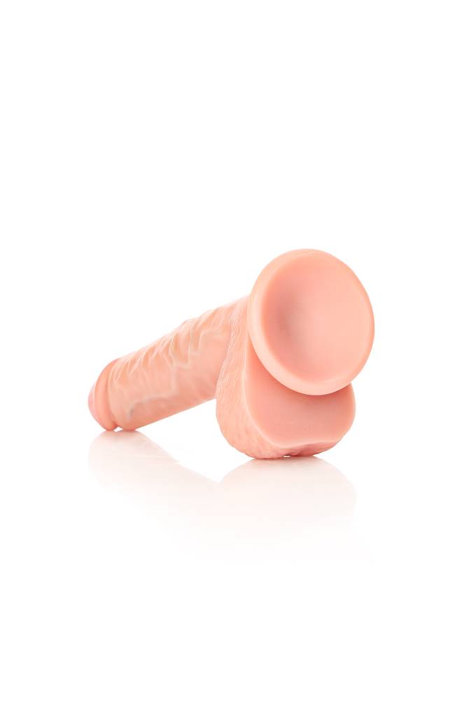 Shots Toys - RealRock - 7" Straight Dildo with Balls - Various Colors Sex Toy - Tophatter Daily Deals