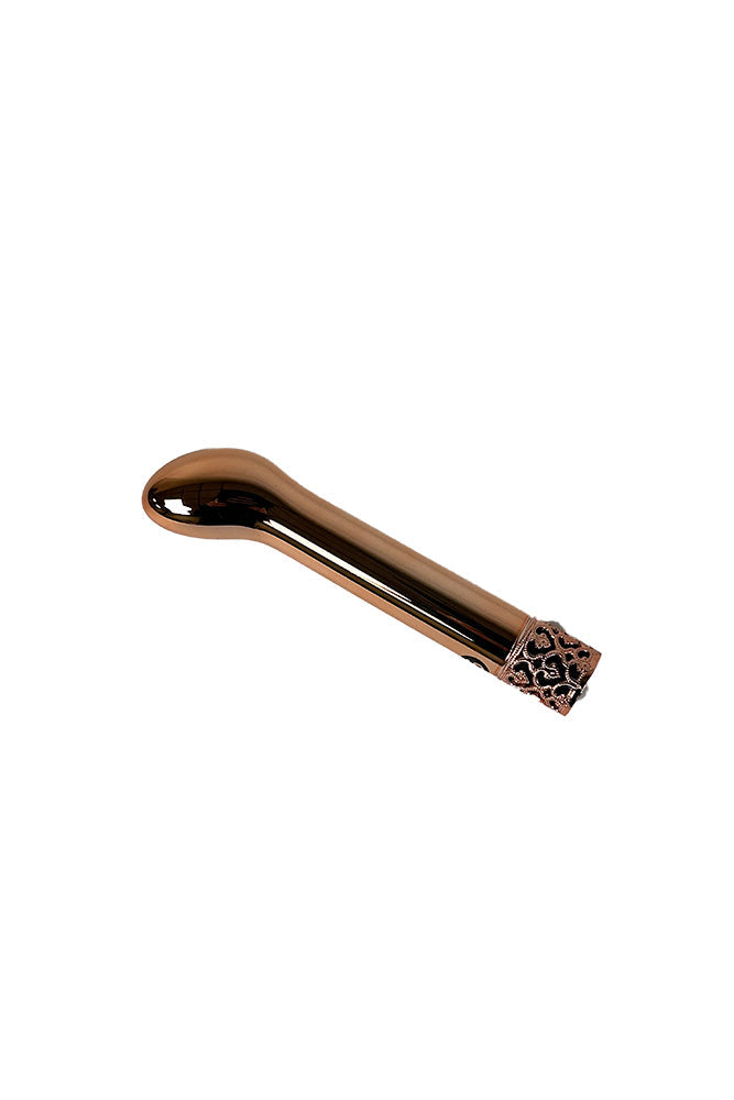 Shots - Royal Gems - Jewel Rechargeable Bullet Vibrator - Rose Gold Sex Toy - Tophatter Daily Deals