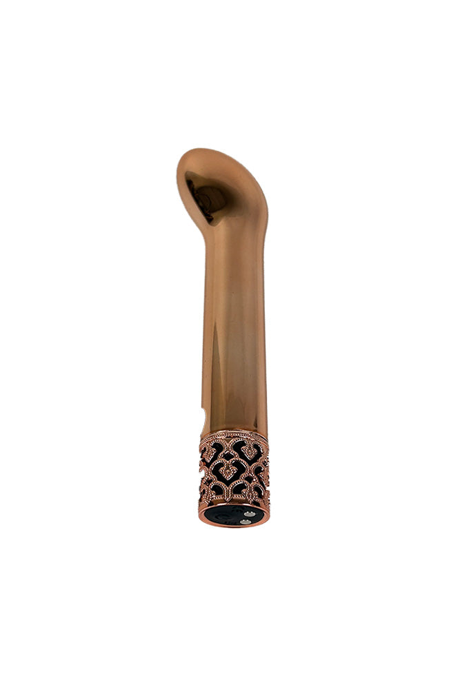 Shots - Royal Gems - Jewel Rechargeable Bullet Vibrator - Rose Gold Sex Toy - Tophatter Daily Deals