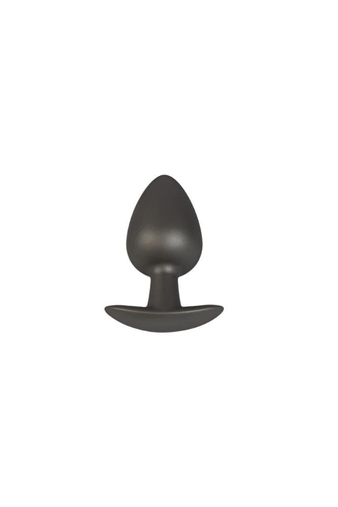 Ouch by Shots Toys - Smooth Silicone Anal Plug - Large - Gunmetal Sex Toy - Tophatter Daily Deals