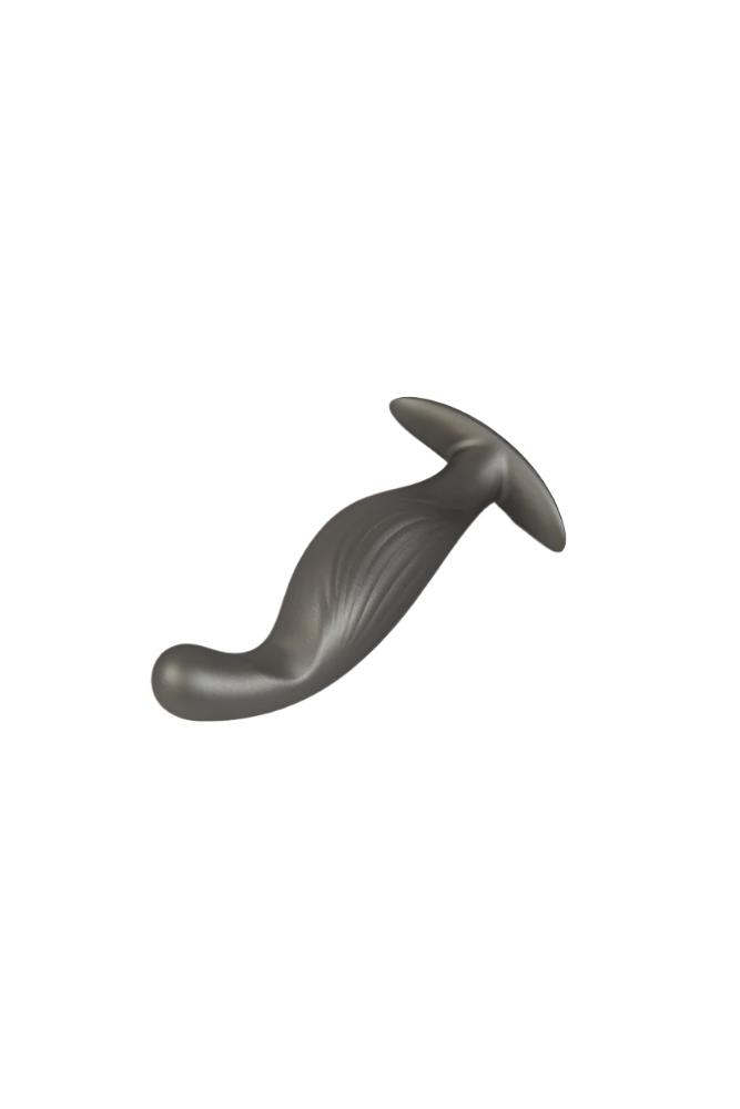 Ouch by Shots Toys - P-Spot Silicone Anal Plug - Gunmetal Sex Toy - Tophatter Daily Deals