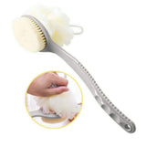 Shower Body Brush with Bristles and Loofah Bath - Tophatter Daily Deals