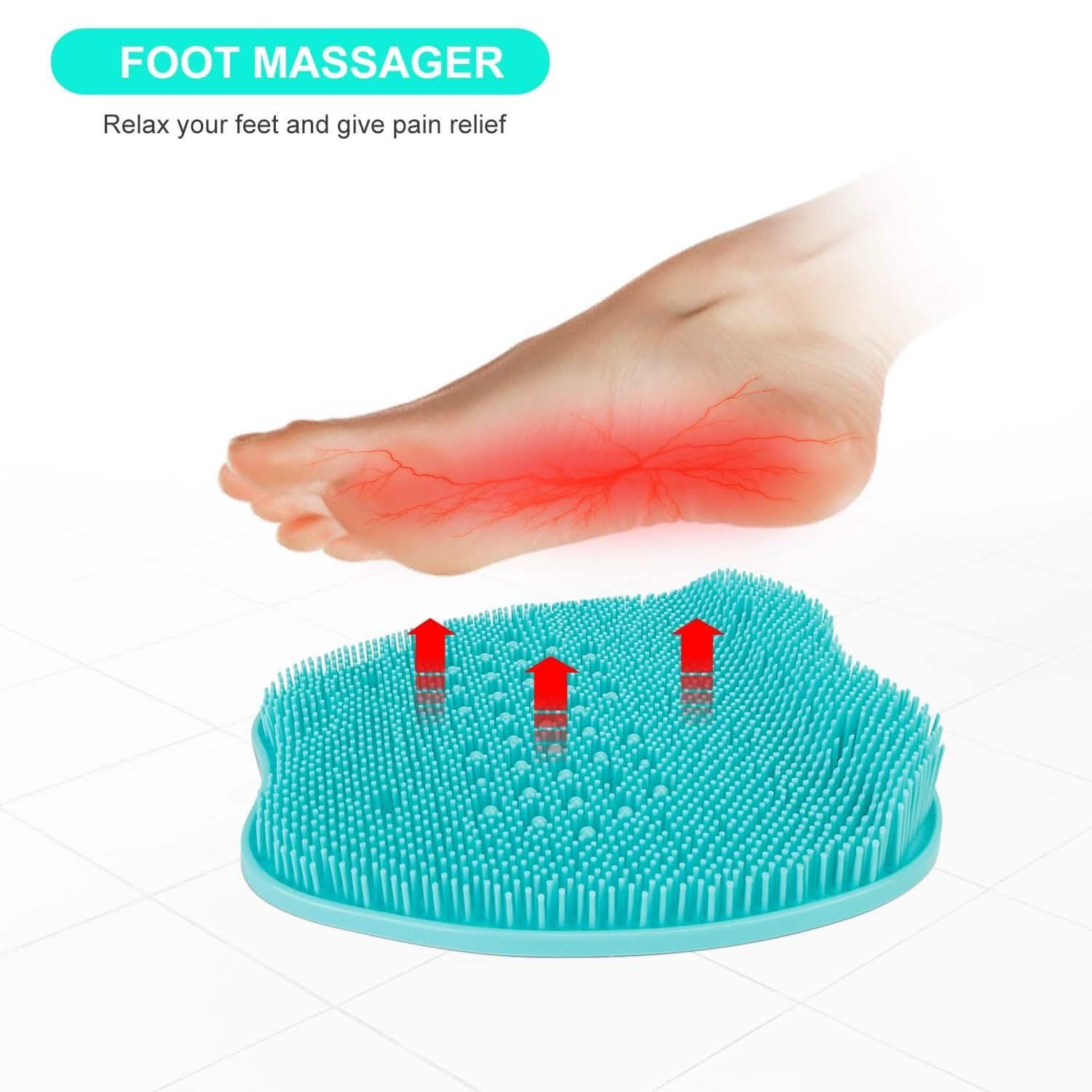Shower Foot Scrubber Mat Bath - Tophatter Daily Deals