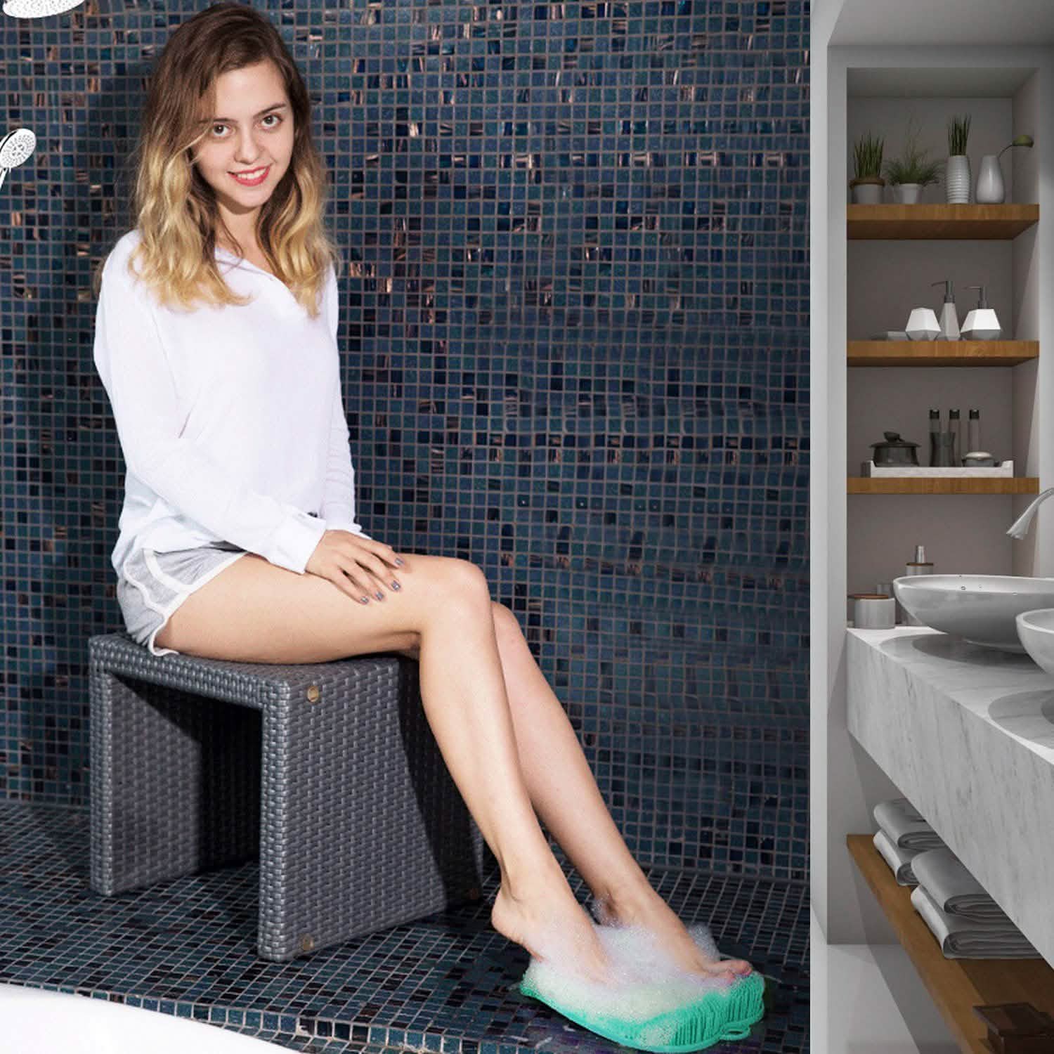 Shower Foot Scrubber Mat Bath - Tophatter Daily Deals