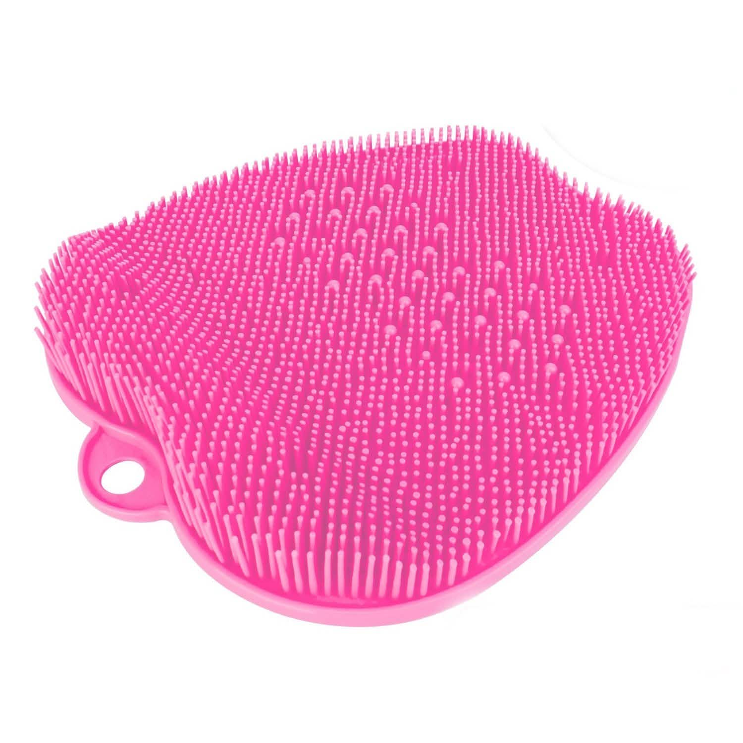 Shower Foot Scrubber Mat Pink Bath - Tophatter Daily Deals
