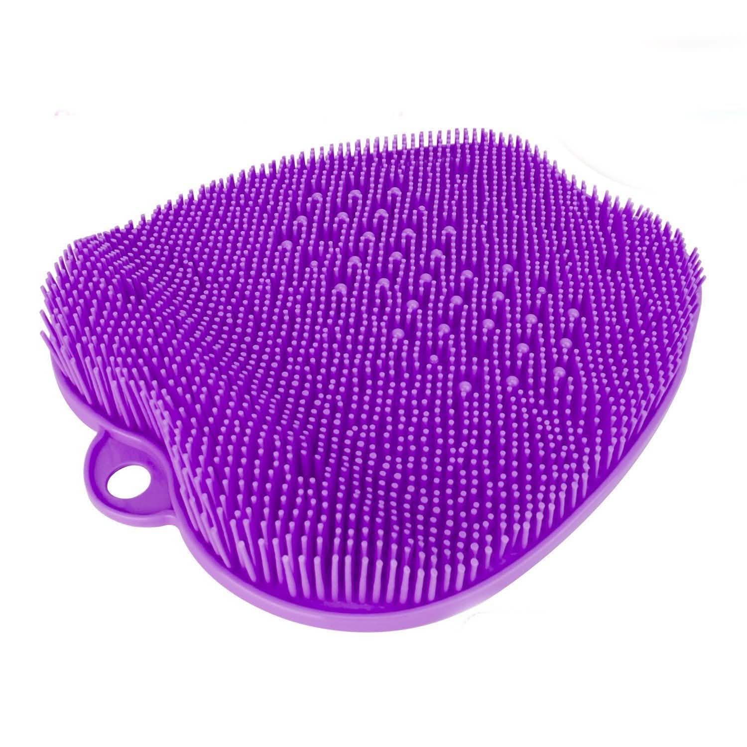 Shower Foot Scrubber Mat Purple Bath - Tophatter Daily Deals