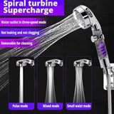 Shower Head High Pressure 3-Function SPA Shower Head Bath - Tophatter Daily Deals