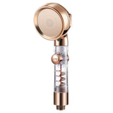 Shower Head High Pressure 3-Function SPA Shower Head Gold Bath - Tophatter Daily Deals