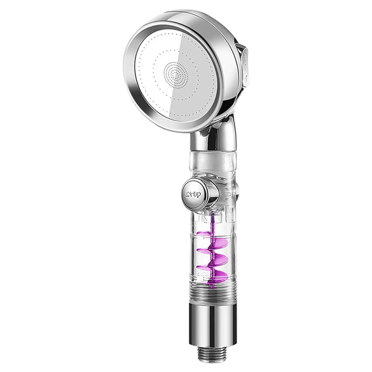 Shower Head High Pressure 3-Function SPA Shower Head Silver Bath - Tophatter Daily Deals