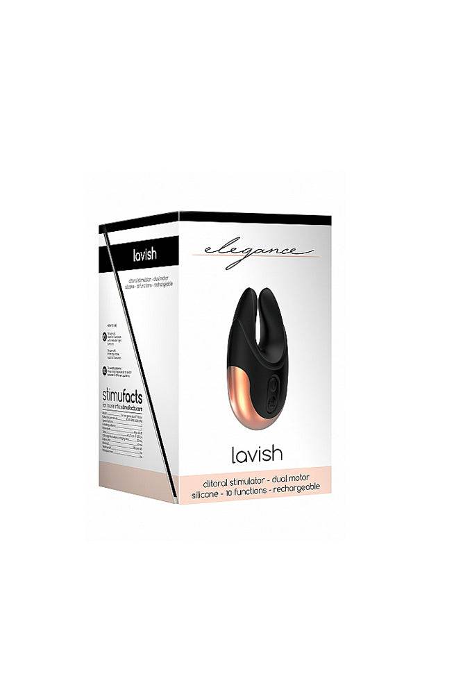 Shots Toys - Elegance - Lavish Clitoral Stimulator - Black Sex Toy - Tophatter Daily Deals