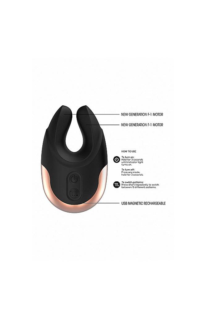 Shots Toys - Elegance - Lavish Clitoral Stimulator - Black Sex Toy - Tophatter Daily Deals