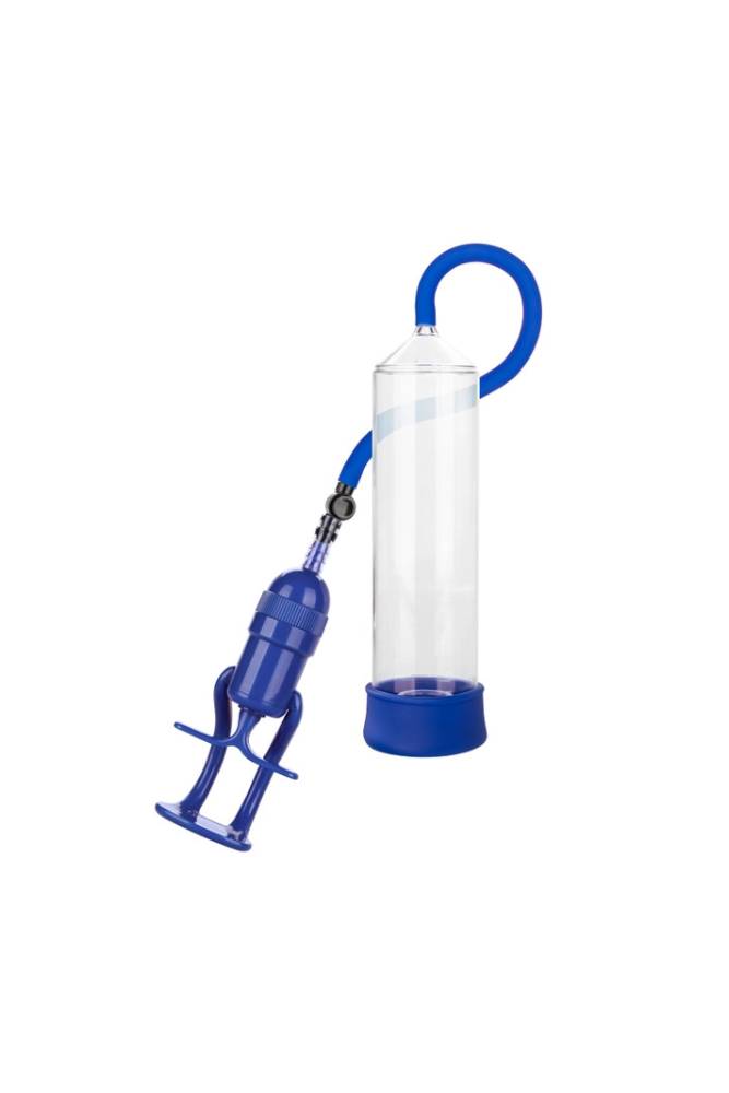 Cal Exotics - Admiral - Sta-Hard Penis Pump - Blue Sex Toy - Tophatter Daily Deals