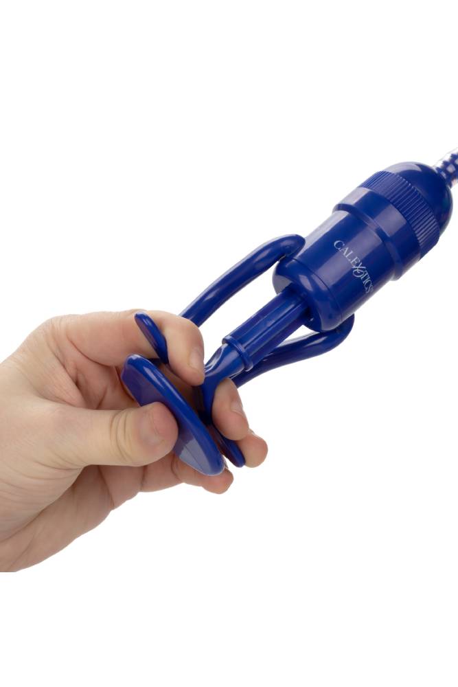 Cal Exotics - Admiral - Sta-Hard Penis Pump - Blue Sex Toy - Tophatter Daily Deals