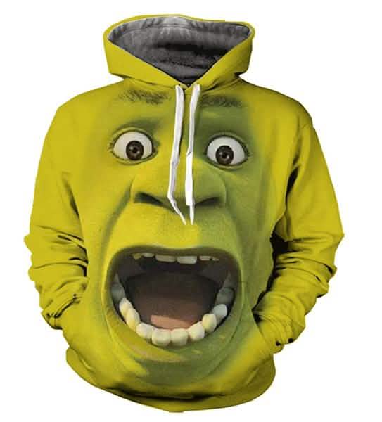 Shrek Men's Fashion 3D Print Hoodie Men's Outerwear - Tophatter Daily Deals