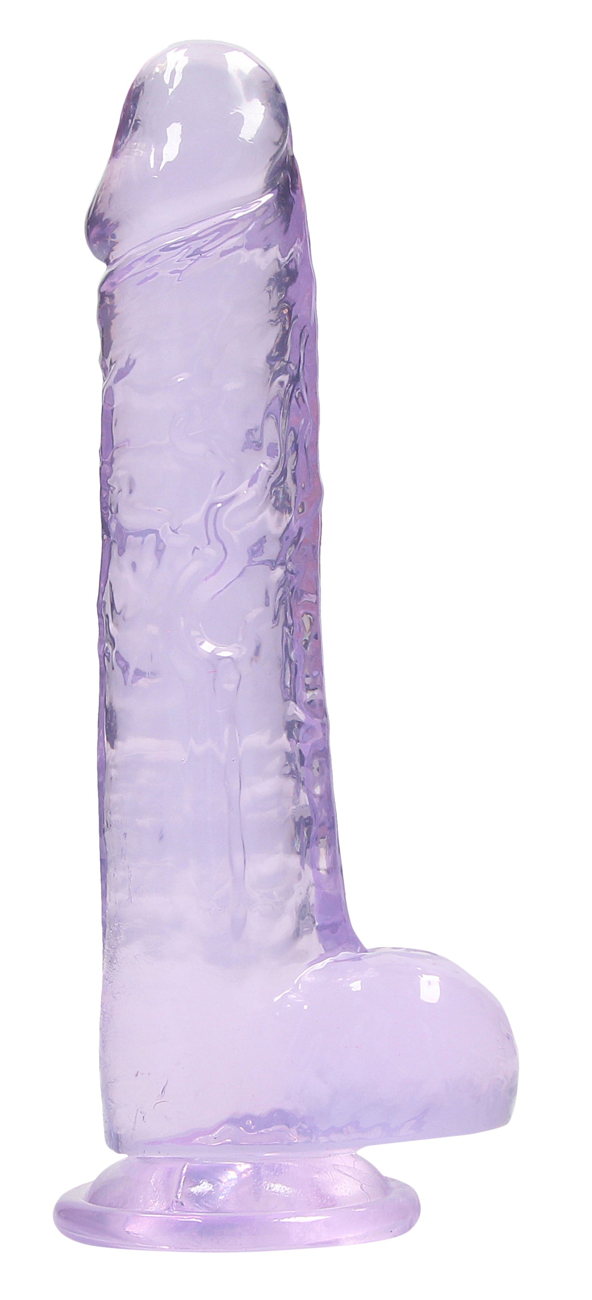 Realrock Crystal Clear (Transparent) – 8 Inch Realistic Dildo with Balls > Dildos > Realistic Dildos - Tophatter Daily Deals