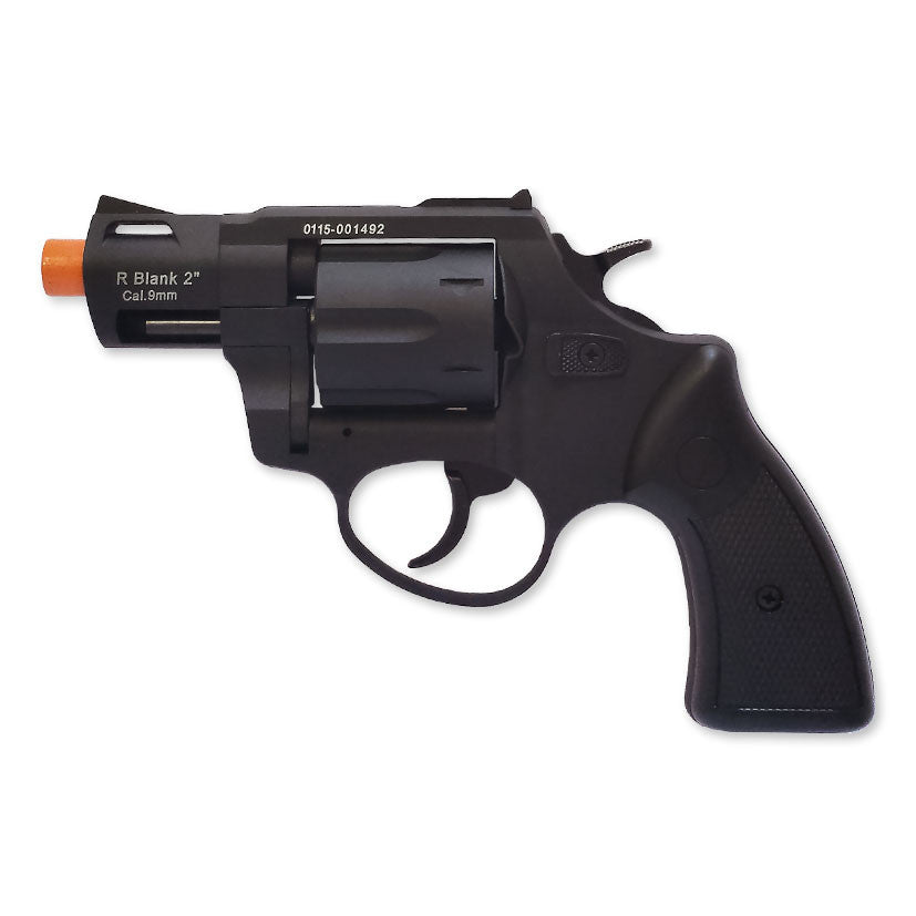 Zoraki R2 Black 2" Barrel - Front Firing Blank Revolver Starter Pistol - Tophatter's Weapons'N'Deals Blank Firing Replica Guns - Tophatter Daily Deals