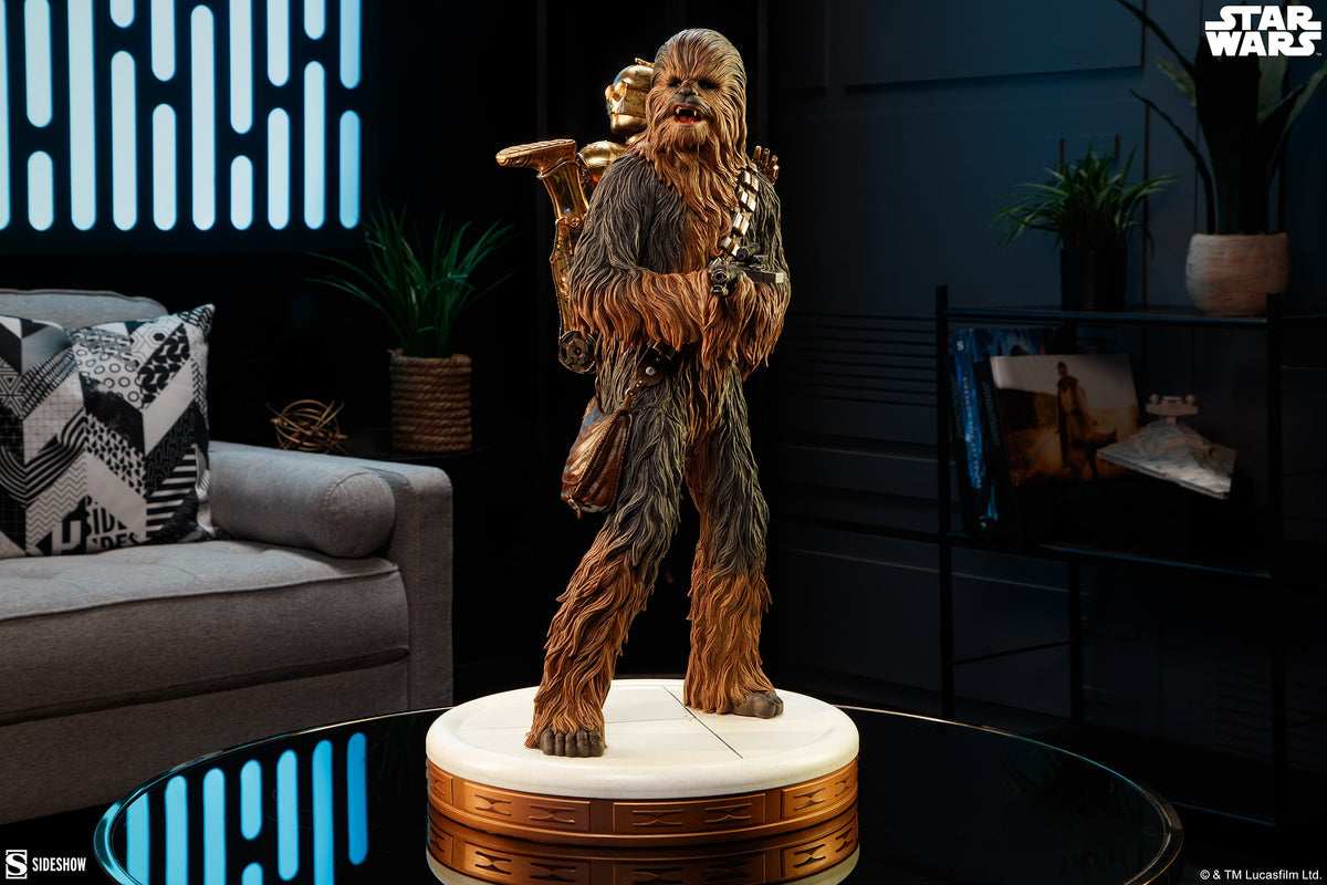 Star Wars - Chewbacca & C-3PO Premium Format Figure | Sideshow Collectible Figure - Tophatter Daily Deals