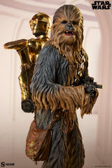 Star Wars - Chewbacca & C-3PO Premium Format Figure | Sideshow Collectible Figure - Tophatter Daily Deals