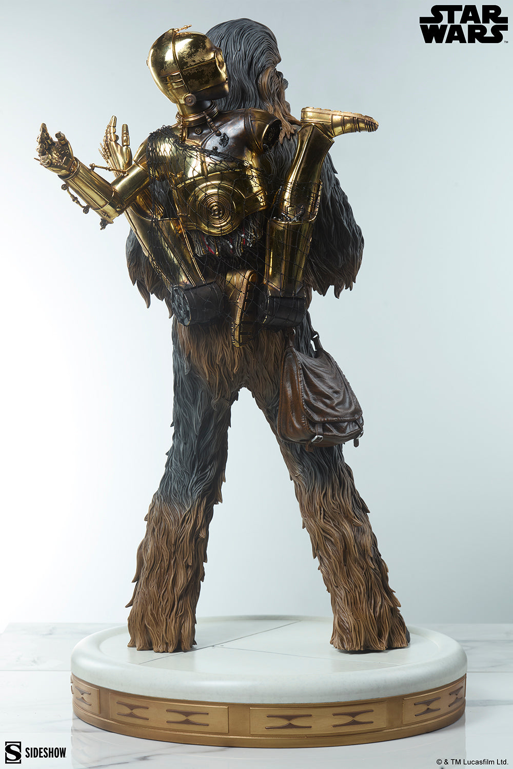 Star Wars - Chewbacca & C-3PO Premium Format Figure | Sideshow Collectible Figure - Tophatter Daily Deals