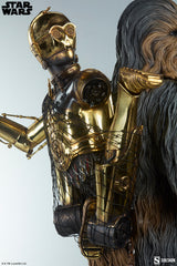 Star Wars - Chewbacca & C-3PO Premium Format Figure | Sideshow Collectible Figure - Tophatter Daily Deals