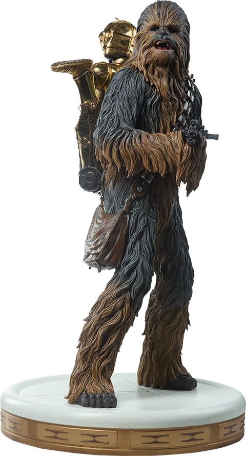 Star Wars - Chewbacca & C-3PO Premium Format Figure | Sideshow Collectible Figure - Tophatter Daily Deals