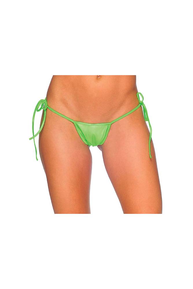 BodyZone - Tie Up Thong - 1111 - Assorted Colors Green Lingerie - Tophatter Daily Deals