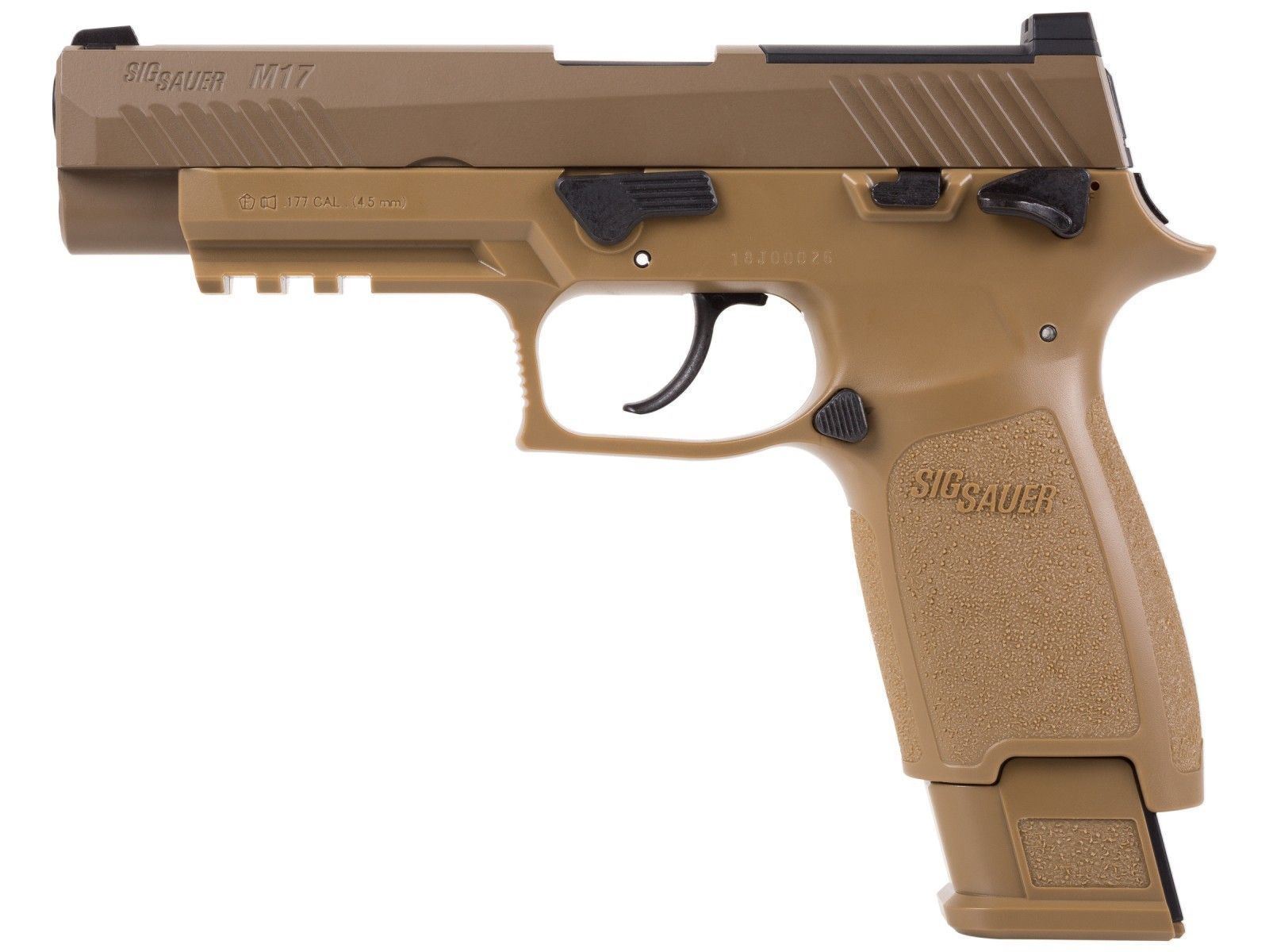 SIG SAUER M17 TAN CO2 GAS PISTOL DUAL AMMO - Tophatter's Army Deals PISTOLS - Tophatter Daily Deals