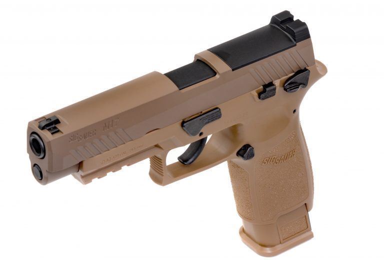 SIG SAUER M17 TAN CO2 GAS PISTOL DUAL AMMO - Tophatter's Army Deals PISTOLS - Tophatter Daily Deals