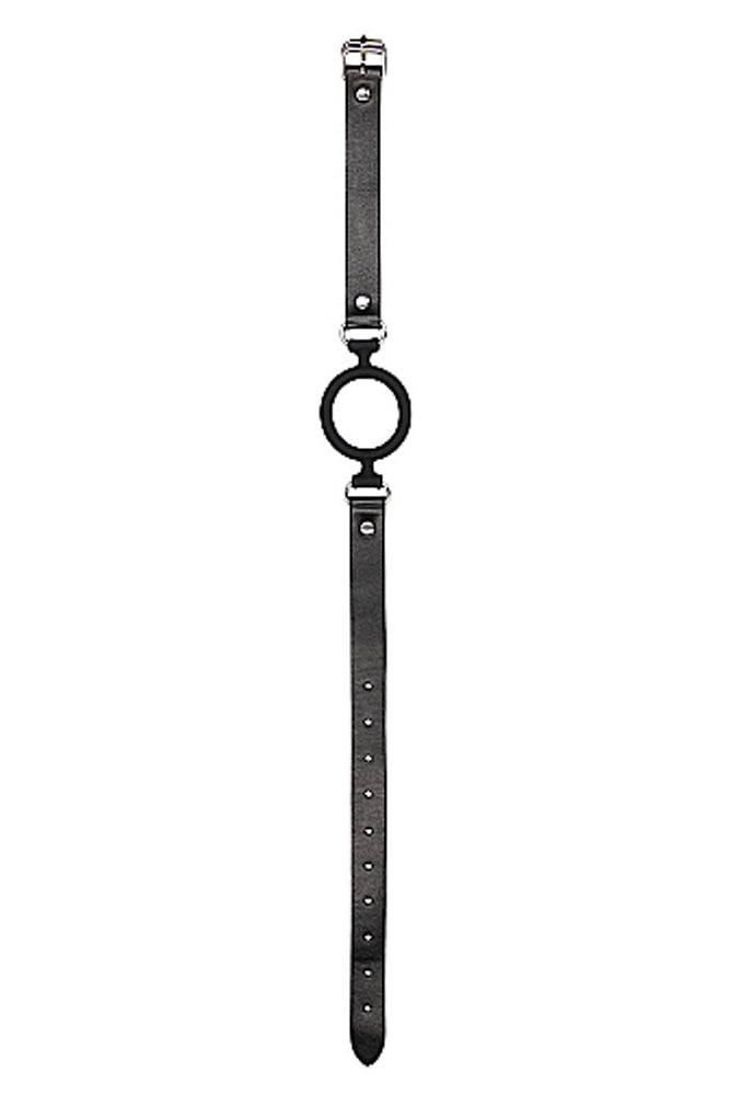 Ouch by Shots Toys - Silicone Ring Gag - Black BDSM - Tophatter Daily Deals