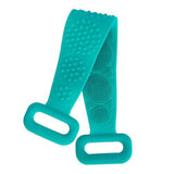 Silicone Back Scrubber Belt for Shower Exfoliating Foaming Body Green Bath - Tophatter Daily Deals
