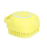 Silicone Bath Body Brush Yellow Bath - Tophatter Daily Deals