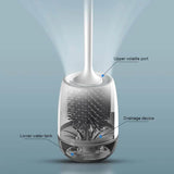 Silicone Head Toilet Brush Quick Draining Clean Tool Bath - Tophatter Daily Deals