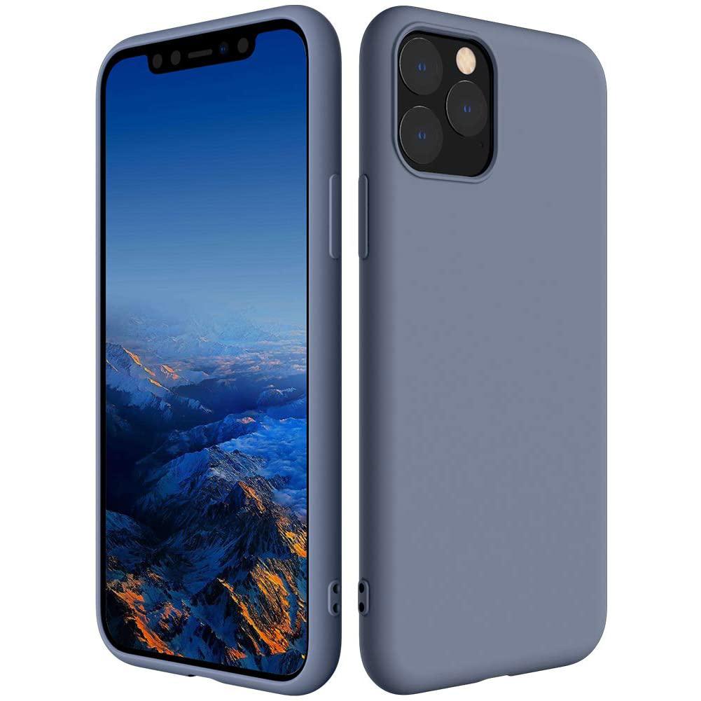 Silicone Phone Case compatiable with iPhone 11, Pro and Pro Max iPhone 11 Pro Max Gray iPhone Case - Tophatter Daily Deals